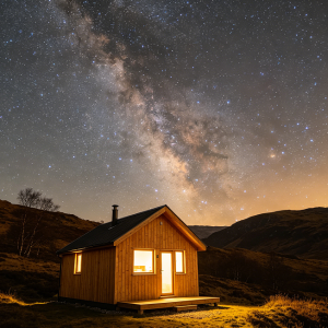 Scottish Highlands Stargazing Cabin