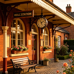British Retro Train Station-Themed Guesthouse